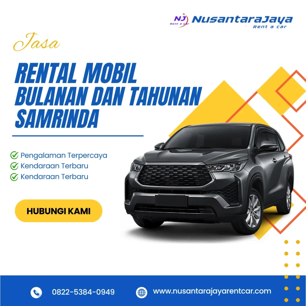 rental mobil bulanan dan tahunan samarinda