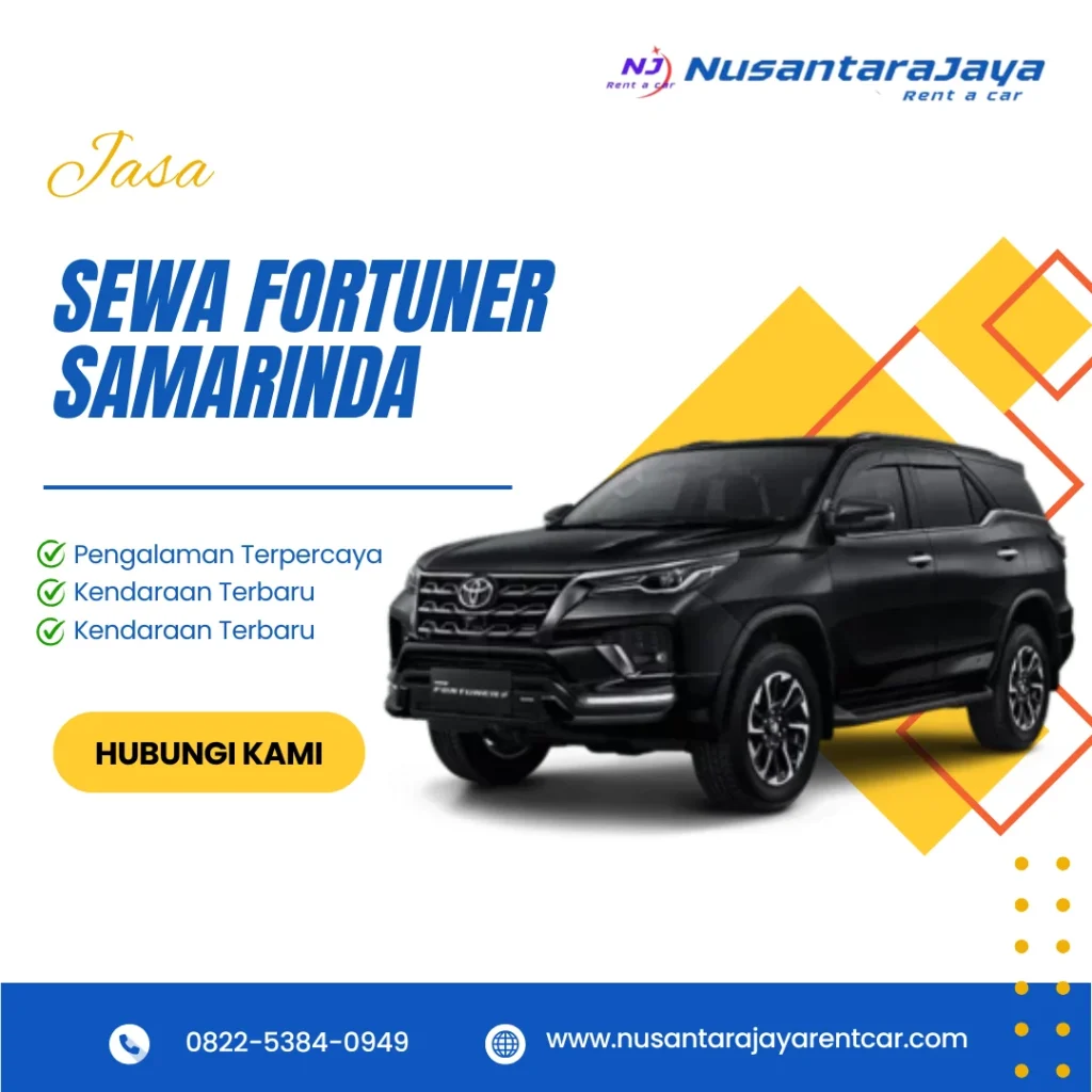 Sewa Fortuner Samarinda