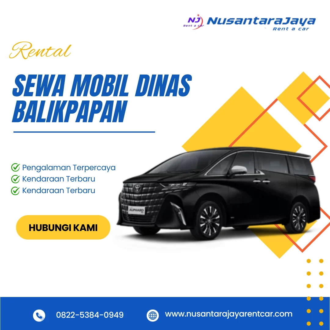 Sewa Mobil Dinas Balikpapan