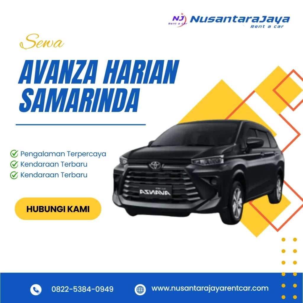 Sewa Avanza harian Samarinda