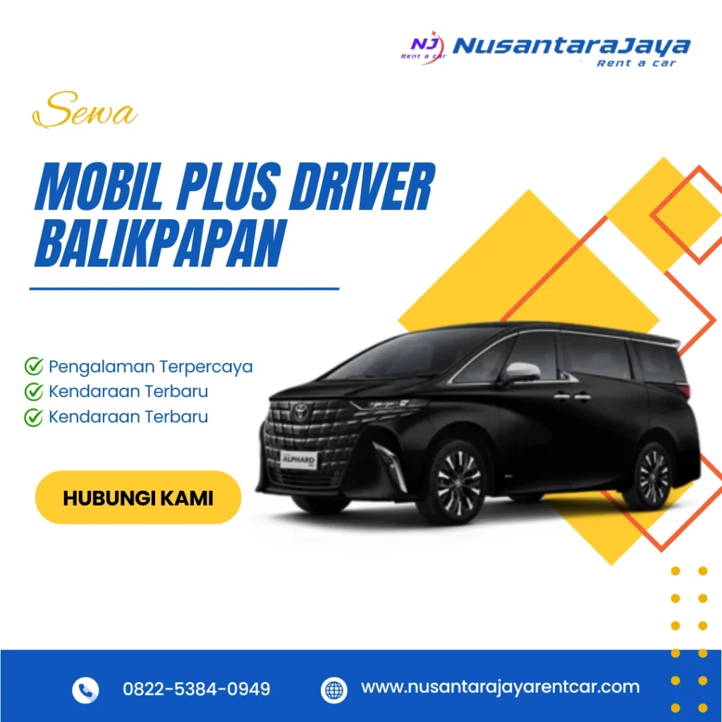 Sewa Mobil Plus Driver Balikpapan
