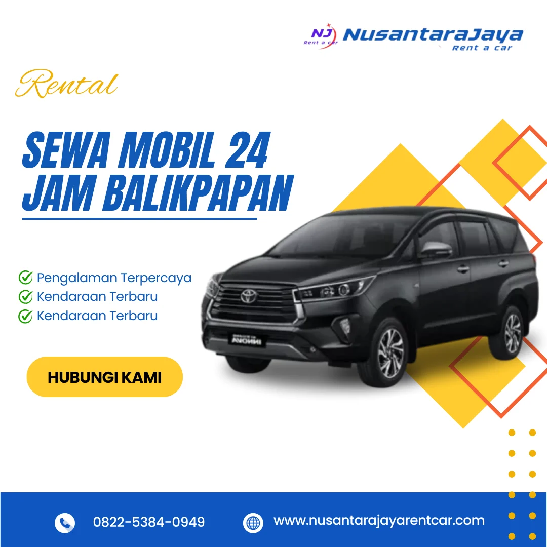 Sewa mobil 24 jam Balikpapan