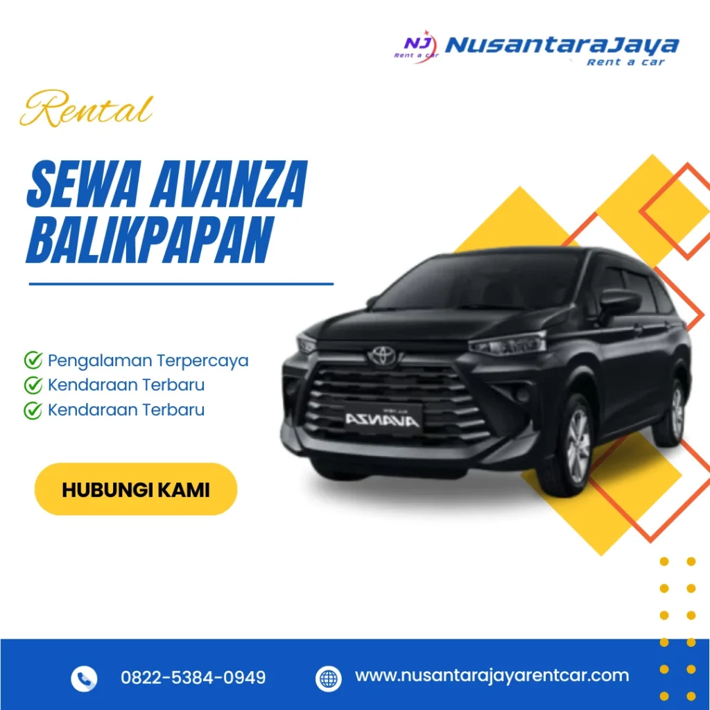 Sewa Avanza Balikpapan