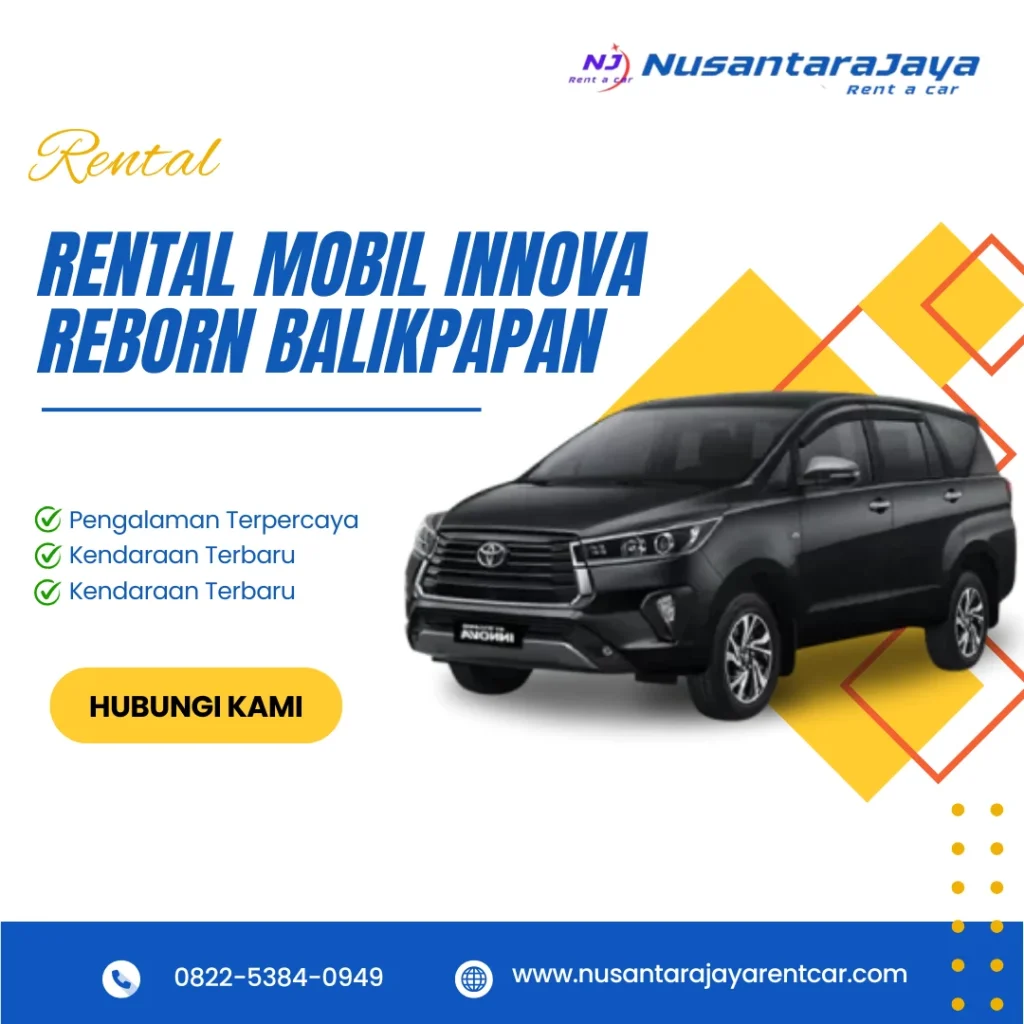 Rental mobil Innova Reborn Balikpapan