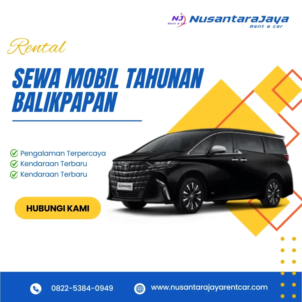 Sewa Mobil Tahunan Balikpapan
