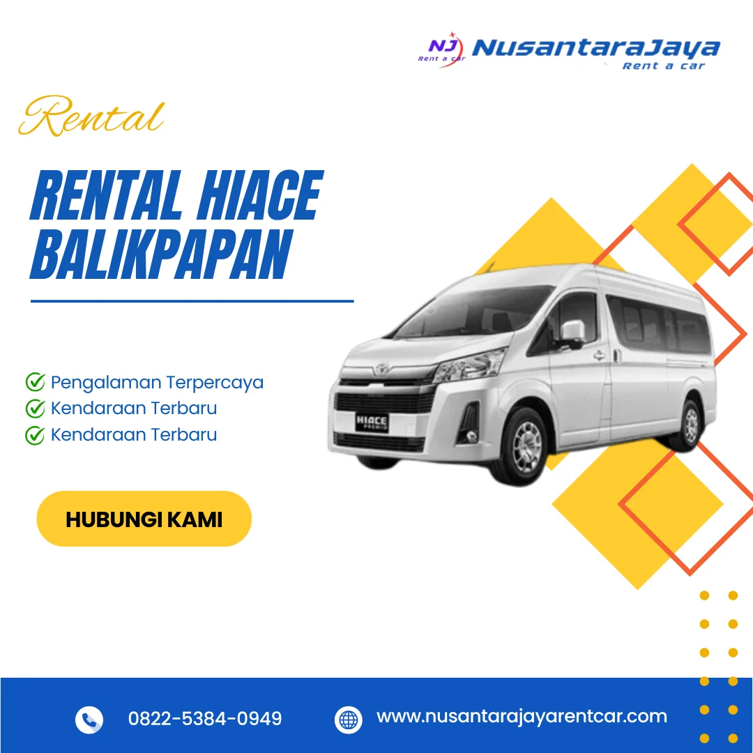 Rental Hiace Balikpapan