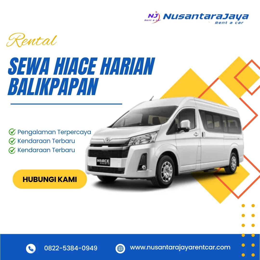 Sewa Hiace Harian Balikpapan