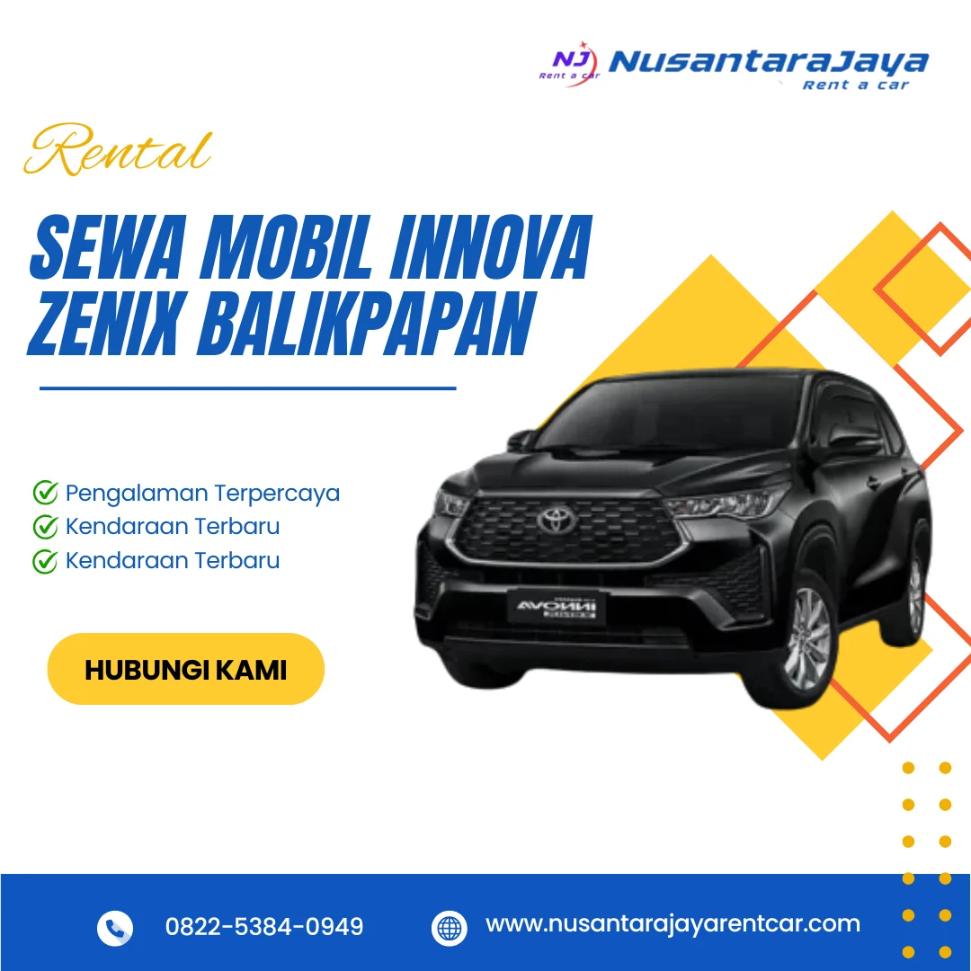 Sewa Mobil Innova Zenix Balikpapan