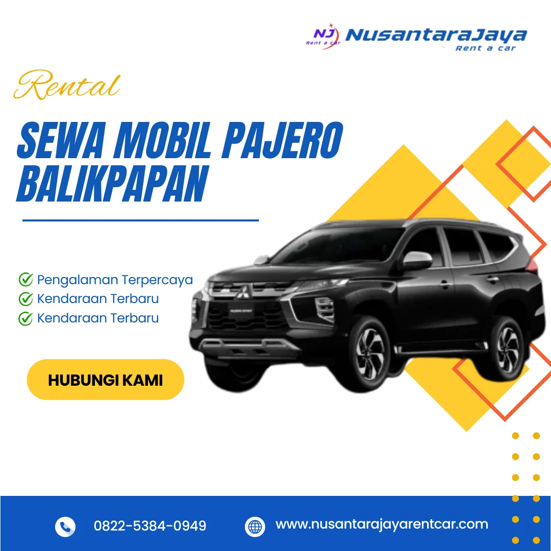 Sewa Mobil Pajero Balikpapan