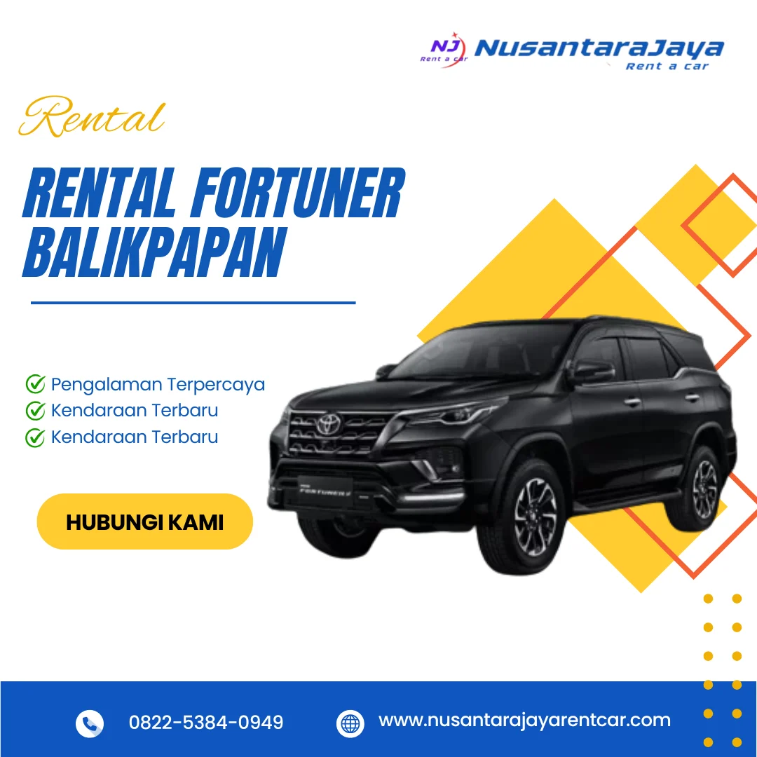 Rental Fortuner Balikpapan