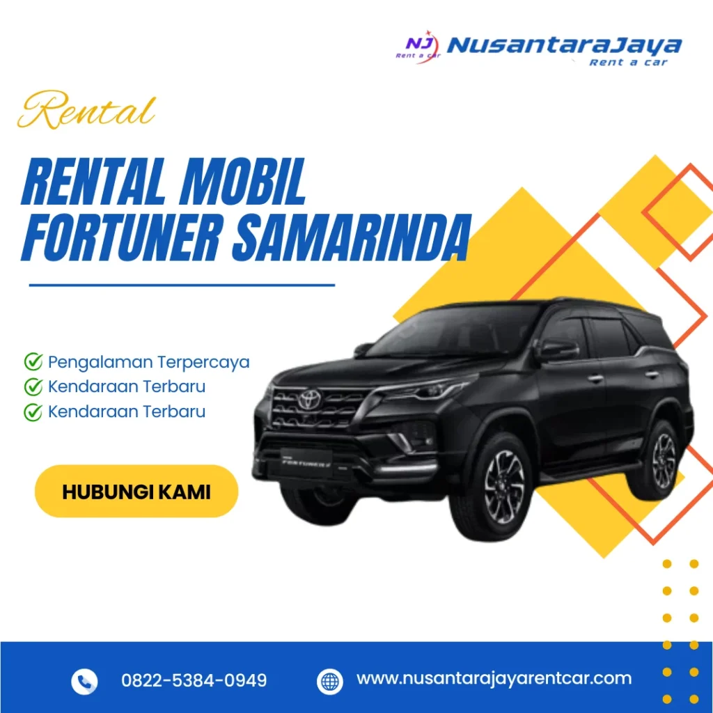 Rental Mobil Fortuner Samarinda