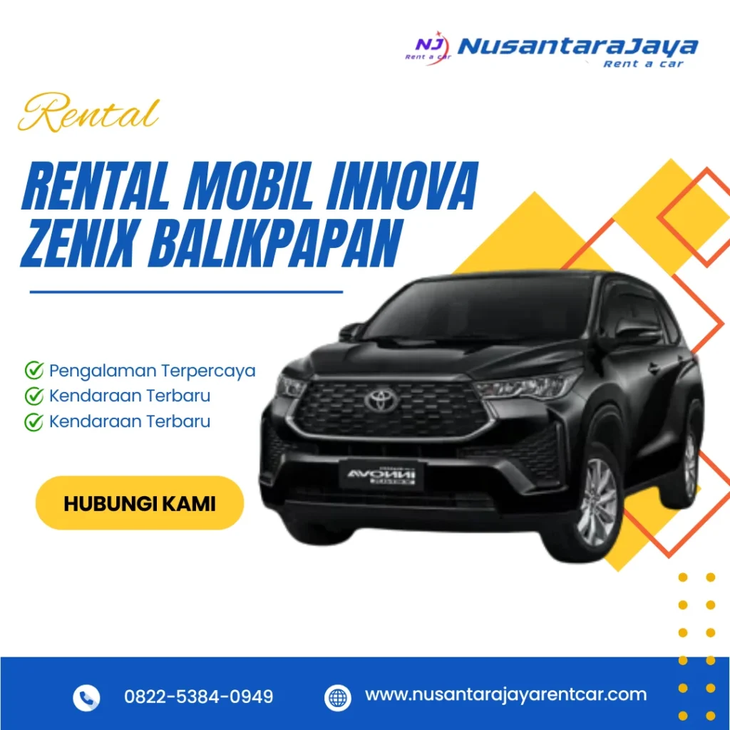 Rental Mobil Innova Zenix Balikpapan