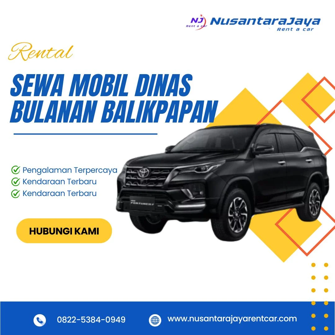 Sewa Mobil Dinas Bulanan Balikpapan