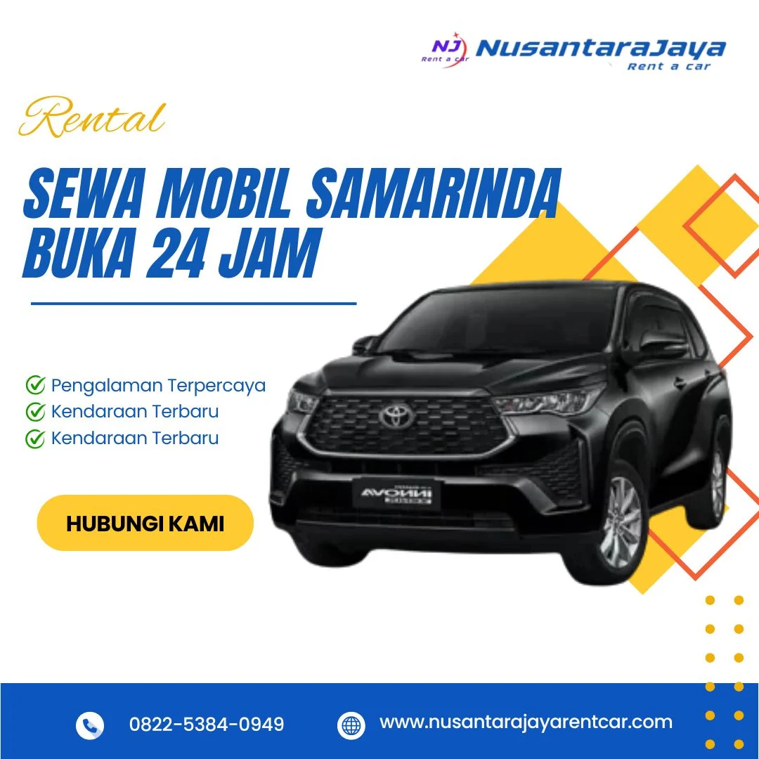 Sewa Mobil Samarinda Buka 24 Jam